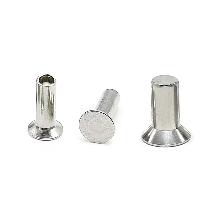 Полуполые заклепки с потайной головкой