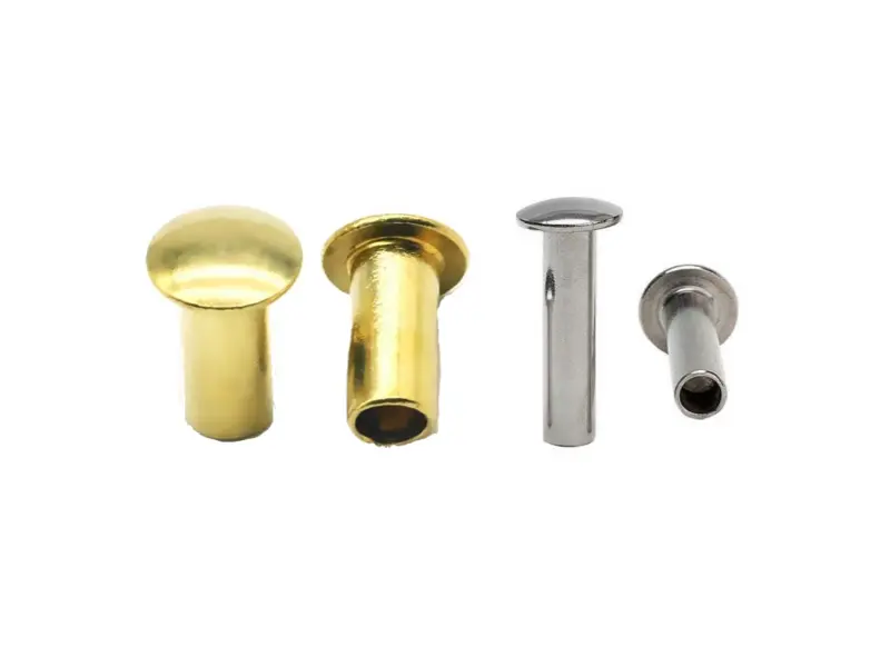 Полуполые заклепки с круглой головкой