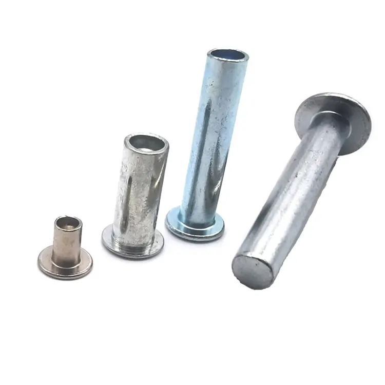 Стальные заклепки с плоской головкой